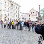 Přivítání český cestovatelů v rámci cesty republikou na počest Miloslava Stingla, Schwarzenberská granátnická garda, Foto/zdroj: Lubor Mrázek