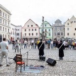 Přivítání český cestovatelů v rámci cesty republikou na počest Miloslava Stingla, Schwarzenberská granátnická garda, Foto/zdroj: Lubor Mrázek