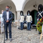 Přivítání český cestovatelů v rámci cesty republikou na počest Miloslava Stingla, Schwarzenberská granátnická garda, Foto/zdroj: Lubor Mrázek