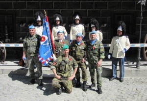 Po skončení slavnostní ceremonie, Schwarzenberská granátnická garda