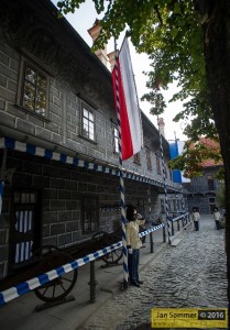 Český zemský prapor a schwarzenberský granátník, Foto : Jan Sommer