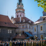 Uvítání válečných veteránů v Českém Krumlově, Schwarzenberská granátnická garda, 27. 5. 2024, Foto/zdroj: Fotoatelier Seidel