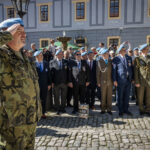 Uvítání válečných veteránů v Českém Krumlově, Schwarzenberská granátnická garda, 27. 5. 2024, Foto/zdroj: Fotoatelier Seidel