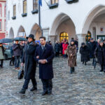 Vévodské rekviem v Českém Krumlově, 18. ledna 2024, pohřeb JJ Karla Jana ze Schwarzenbergu, Schwarzenberská granátnická garda, Foto/zdroj: Lubor Mrázek