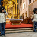 Vévodské rekviem v Českém Krumlově, 18. ledna 2024, pohřeb JJ Karla Jana ze Schwarzenbergu, Schwarzenberská granátnická garda, Foto/zdroj: Lubor Mrázek