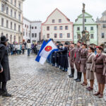 Vévodské rekviem v Českém Krumlově, 18. ledna 2024, pohřeb JJ Karla Jana ze Schwarzenbergu, Schwarzenberská granátnická garda, Foto/zdroj: Lubor Mrázek