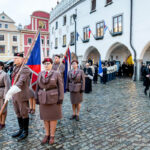 Vévodské rekviem v Českém Krumlově, 18. ledna 2024, pohřeb JJ Karla Jana ze Schwarzenbergu, Schwarzenberská granátnická garda, Foto/zdroj: Lubor Mrázek