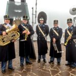 Troubení z Josefovy věže a křest kalendáře Fotoatelieru Seidel na Kleti, Schwarzenberská granátnická garda, Foto/zdroj: Fotoatelier Museum Seidel