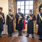 Troubení z Josefovy věže a křest kalendáře Fotoatelieru Seidel na Kleti, Schwarzenberská granátnická garda, Foto/zdroj: Fotoatelier Museum Seidel